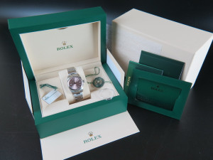 Rolex Oyster Perpetual 34 Pink Dial NEW 124200