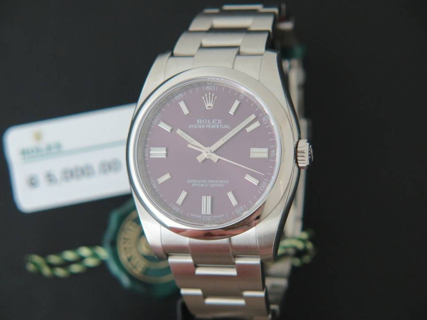 Rolex - Oyster Perpetual Red Grape NEW 116000 