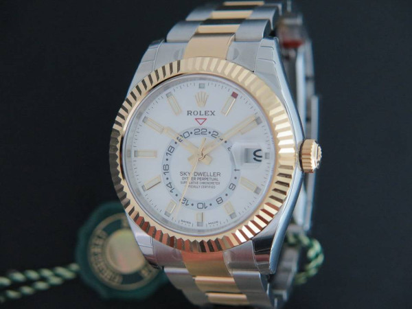 Rolex - Sky-Dweller Gold/Steel NEW 326933   