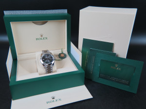 Rolex Datejust 41 Slate Roman Dial 126300 NEW