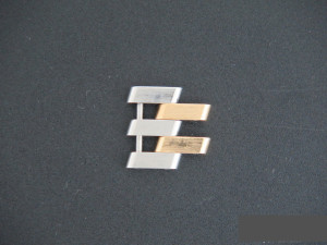 Breitling Pilot Link Steel/Gold 16mm   