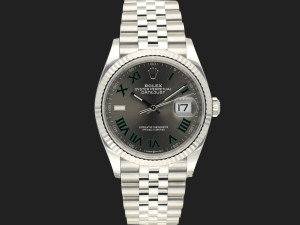 Rolex Datejust Slate Roman Dial 126234 NEW