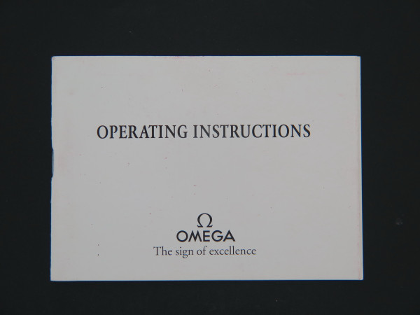 Omega - Operating Instructions Booklet for cal. 1152/1164