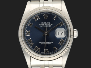 Rolex Datejust 36 Blue Roman Dial 16234