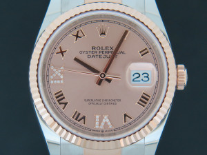 Rolex Datejust NEW 126231 Everose/Steel RosÃ© Dial 