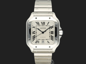 Cartier Santos Large Date Steel Roman Dial WSSA0018