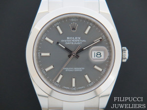 Rolex Datejust 41 NEW 126300 Dark Rhodium 