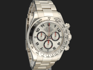 Rolex Daytona White Gold Silver Racing Dial 116509