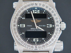 Breitling Emergency E76321 Black  Dial