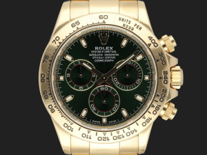 Rolex Daytona Yellow Gold Green Dial 116508