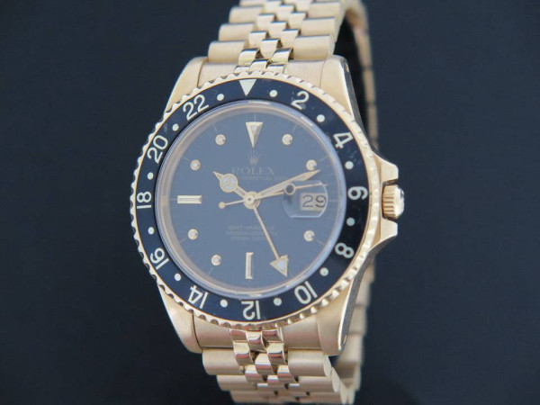 Rolex - GMT-Master Yellow Gold ''Nipple Dial'' 16758