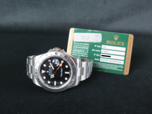 Rolex Explorer II Black Dial 216570