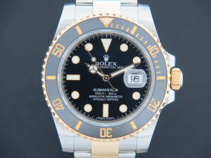 Rolex Submariner Date Gold/Steel 116613LN