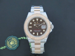 Rolex Yacht-Master 40 Everosegold / Steel Chocolate Dial NEW 