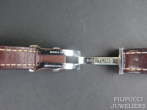 Breitling Brown Calfskin Strap 24-20 mm with folding clasp