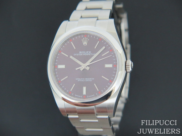 Rolex - Oyster Perpetual Red Grape NEW 114300