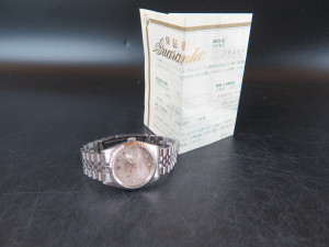 Rolex Datejust Silver Diamond Dial 16234