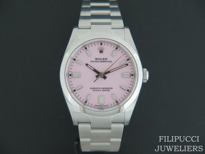 Rolex Oyster Perpetual Candy Pink Dial 126000 NEW  