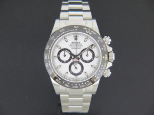 Rolex Daytona White Dial 116500LN NEW FULL STICKERS