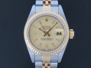 Rolex Lady Datejust Champagne Tapestry Dial 69173