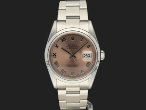 Rolex Datejust 36 Salmon Roman Dial 16200