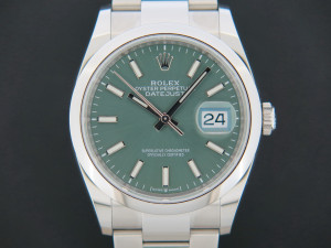 Rolex Datejust Mint Green Dial 126200 99% NEW