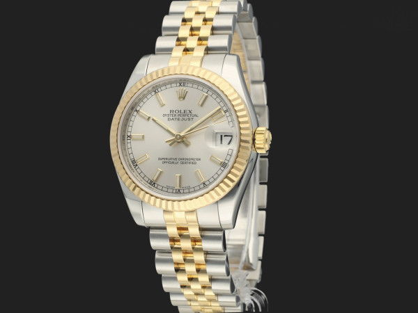 Rolex - Datejust 31 Gold/Steel Silver Dial 178273
