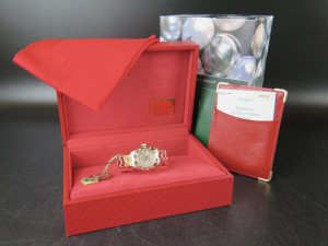 Rolex Lady-Datejust Pearlmaster Yellow Gold MOP Diamond Dial 80318