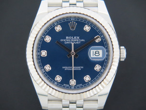 Rolex Datejust 41 Blue Diamond Dial 126334