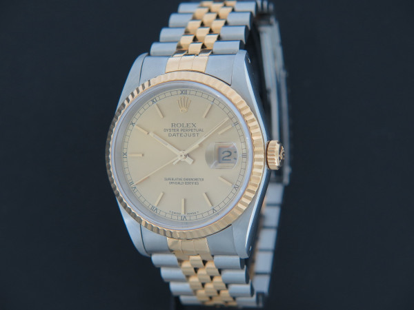 Rolex - Datejust Gold/Steel Champagne Dial 16233