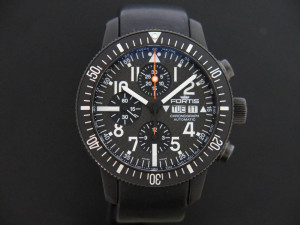 Fortis B-42 Black Chrono Carbon Dial