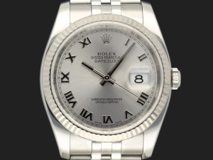 Rolex Datejust 36 Rhodium Roman Dial 116234  