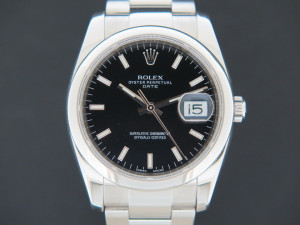Rolex Date Black Dial 115200