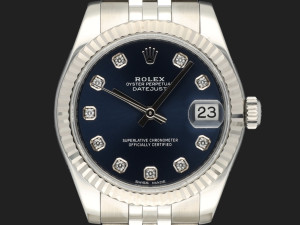 Rolex Datejust 31 Blue Diamond Dial 178274 