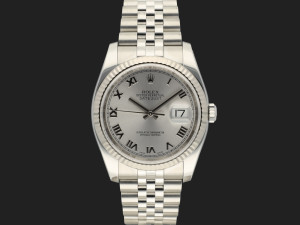 Rolex Datejust Rhodium Roman Dial 116234 