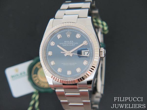 Rolex - Datejust 126234 Blue Diamond Dial NEW MODEL  