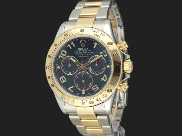 Rolex - Daytona Gold/Steel Blue Racing Dial 116523