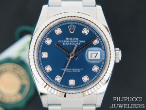 Rolex Datejust 126234 Blue Diamond Dial NEW MODEL  