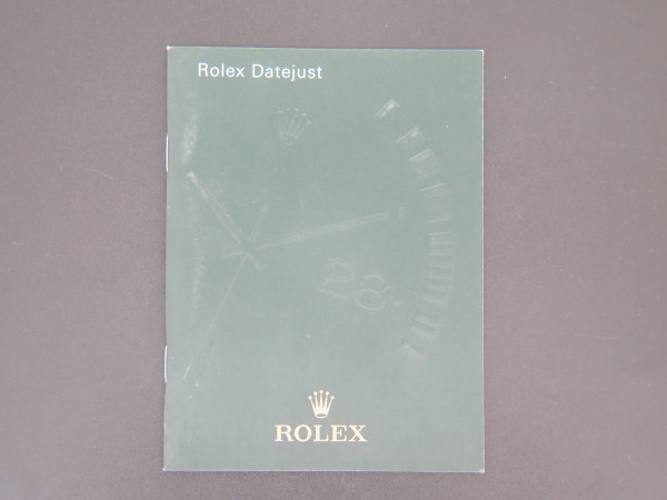 Rolex - Datejust Booklet