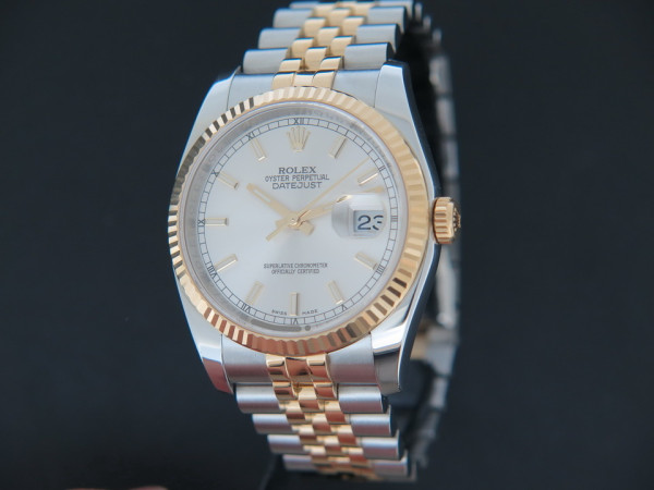 Rolex - Datejust Gold/Steel Silver Dial 116233 