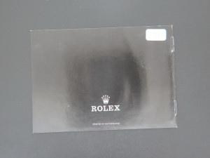 Rolex Datejust Booklet English