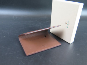 Rolex Wallet / card holder brown leather