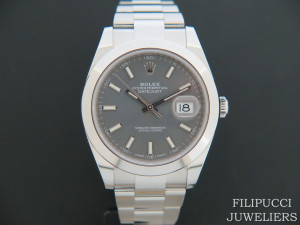 Rolex Datejust 41 NEW 126300 Dark Rhodium   