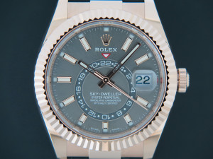 Rolex Sky-Dweller Everose Slate Dial NEW 326235