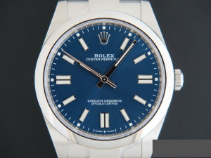 Rolex Oyster Perpetual 41 Blue Dial 124300 NEW MODEL