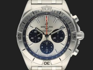 Breitling Chronomat B01 42 Silver Dial AB0134 