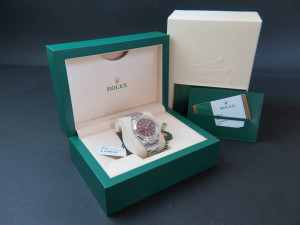 Rolex Oyster Perpetual Red Grape NEW 116000 