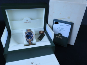 Rolex Datejust Gold/Steel Blue Dial 116233 