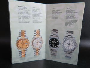 Rolex Model Brochure Booklet 1993 Italian