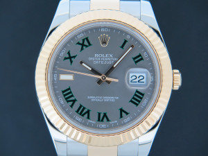 Rolex Datejust II Gold/Steel Wimbledon Dial 116333